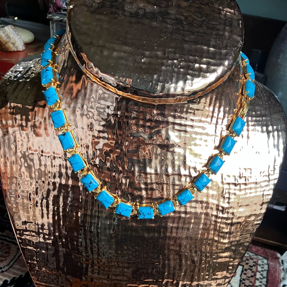 Turquoise (imitation) necklace